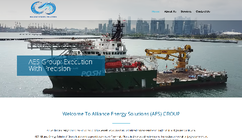 Alliance ES website, a web design Malaysia portfolio project