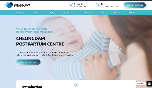 Cheongdam website, a web design Malaysia portfolio project