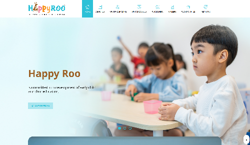 Happy Roo website, a web design Malaysia portfolio project