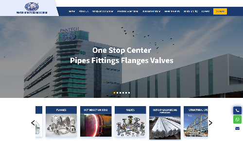 Pantech Group website, a web design Malaysia portfolio project