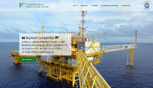 Pasifik Cekap website, a web design Malaysia portfolio project