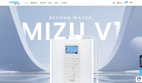 Shimono Elite website, a web design Malaysia portfolio project