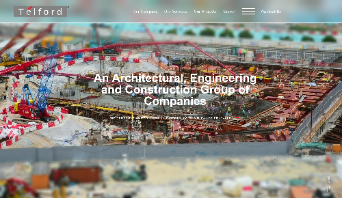 Telford website, a web design Malaysia portfolio project