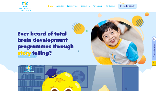 TSC website, a web design Malaysia portfolio project
